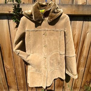 WILSONS LEATHER ~ Tan Heavy Winter Coat